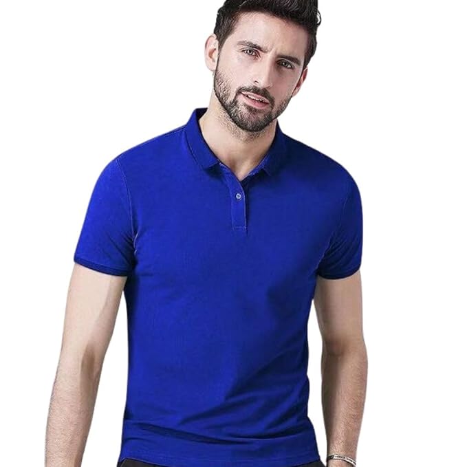 Lookswala Men's Regular Fit Half Sleeve Polo T-Shirt - Lookswala