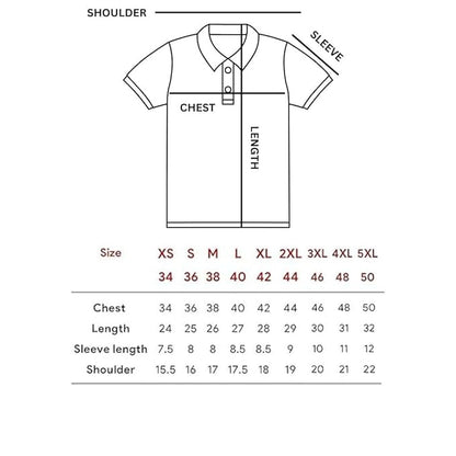 Lookswala Mens Sportswear Polo Neck T-Shirt with Half Sleeves