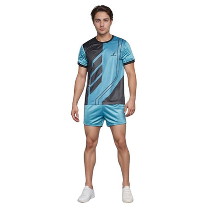 Lookswala Unisex Adult Kabaddi Printed Regular Fit Sports T-Shirt with Shorts