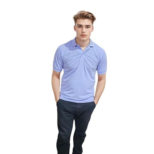 Lookswala Men's Regular Fit Half Sleeve Polo T-Shirt - Lookswala