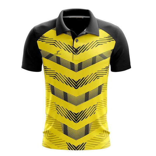 Lookswala Mens Collar Sports Jersey With Half Sleeves