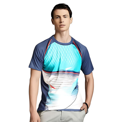 Lookswala Mens Sportswear Round Neck T-Shirt With Half Sleeves - Lookswala