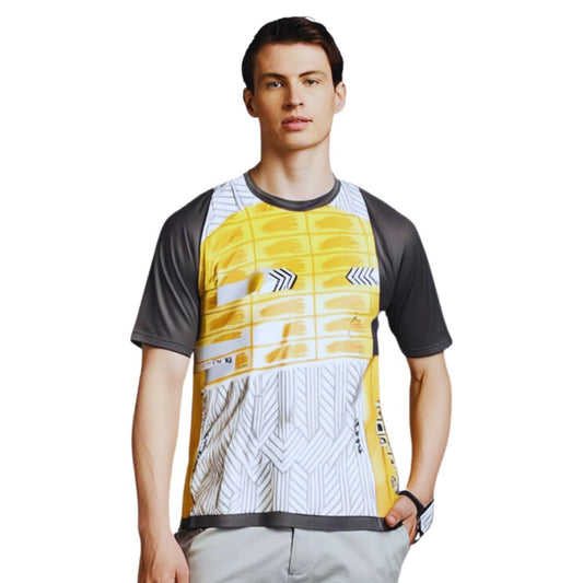 Lookswala Mens Sportswear Round Neck T-Shirt With Half Sleeves - Lookswala