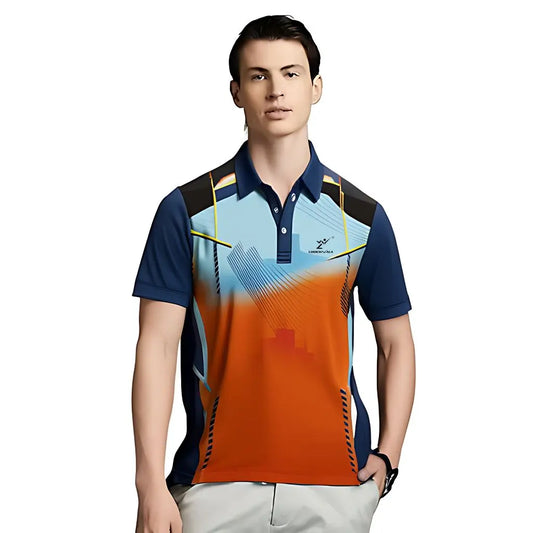 Lookswala Mens Sportswear Polo Neck T-Shirt with Half Sleeves - Lookswala