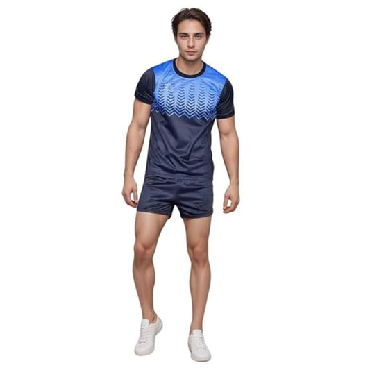 Lookswala Unisex Adult Kabaddi Printed Regular Fit Sports T-Shirt with Shorts