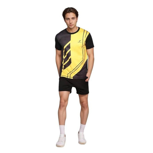 Lookswala Unisex Adult Kabaddi Printed Regular Fit Sports T-Shirt with Shorts