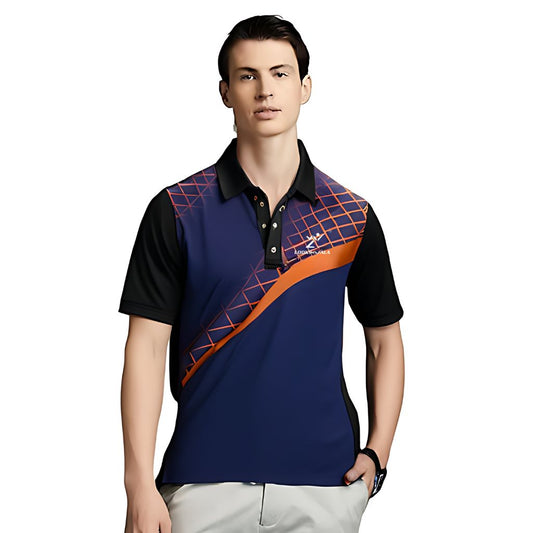 Lookswala Mens Sportswear Polo Neck T-Shirt With Half Sleeves - Lookswala