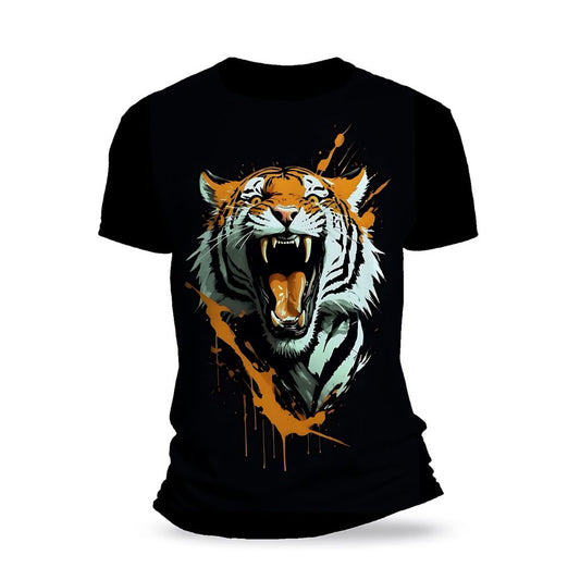 Lookswala Mens Round Neck T-Shirt With Half Sleeves